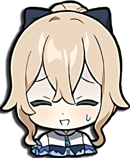 Genshin Impact Official Chibi Emotes sticker 107