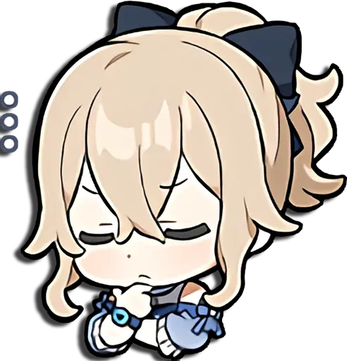 Genshin Impact Official Chibi Emotes sticker 109