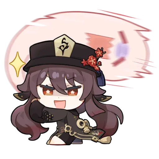 Genshin Impact Official Chibi Emotes sticker 123