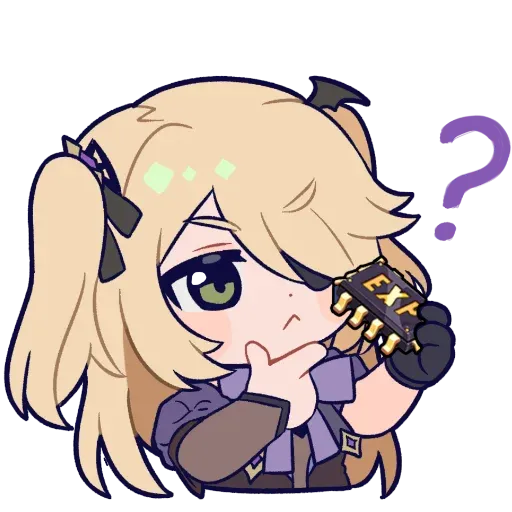 Genshin Impact Official Chibi Emotes sticker 129