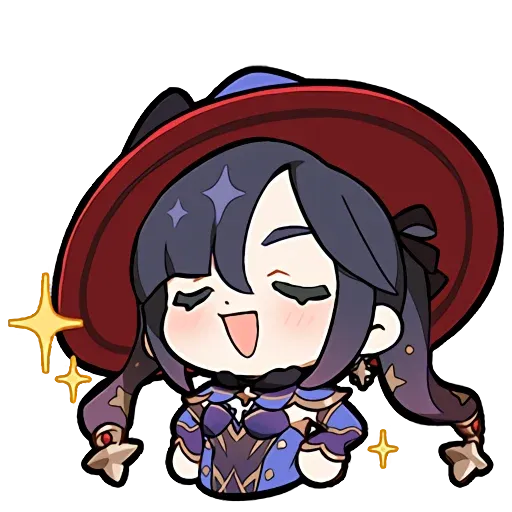 Genshin Impact Official Chibi Emotes sticker 25
