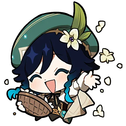Genshin Impact Official Chibi Emotes sticker 4