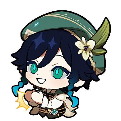 Genshin Impact Official Chibi Emotes sticker 5