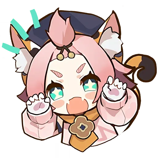 Genshin Impact Official Chibi Emotes sticker 44