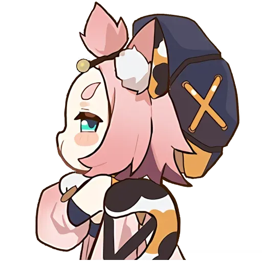 Genshin Impact Official Chibi Emotes sticker 45