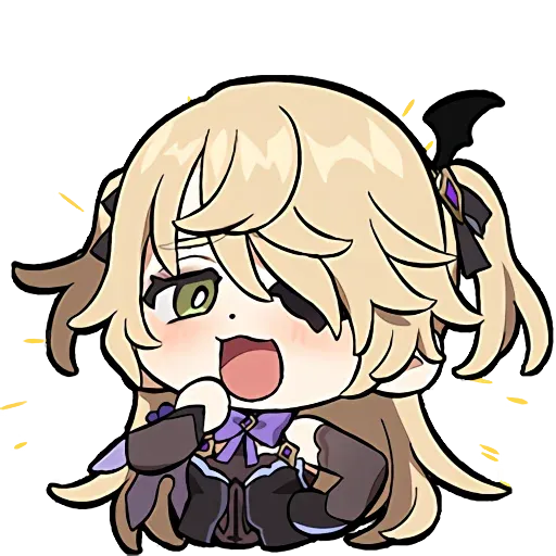 Genshin Impact Official Chibi Emotes sticker 47