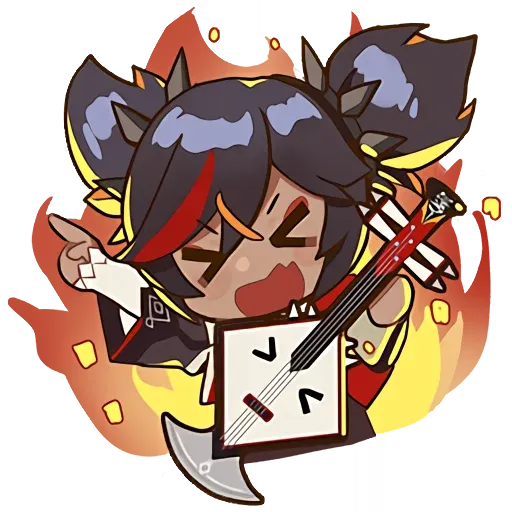 Genshin Impact Official Chibi Emotes sticker 51