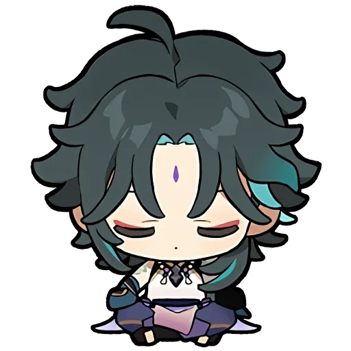 Genshin Impact Official Chibi Emotes sticker 85