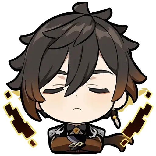 Genshin Impact Official Chibi Emotes sticker 10
