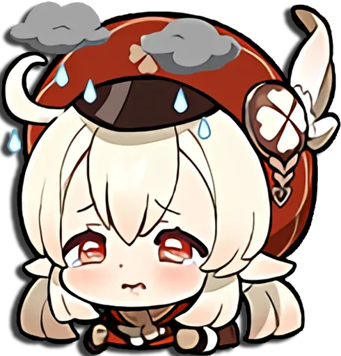 Genshin Impact Official Chibi Emotes sticker 100