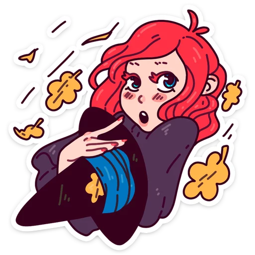 Имбирная ведьмочка :: от @stickers_vk sticker 4