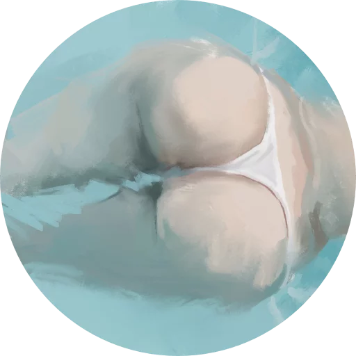 Girls oil sticker 4