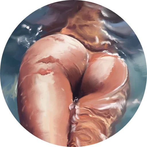Girls oil sticker 6