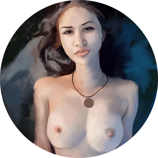 Girls oil sticker 7
