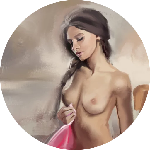 Girls oil sticker 10