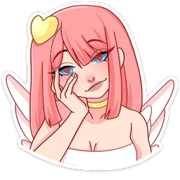 Глэсс Уля Улюшкина Telegram sticker pack