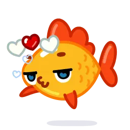 Золотая рыбка sticker 2