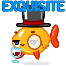 Золотая рыбка sticker 11