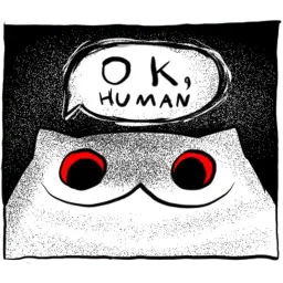 Gloomy Cat sticker 2