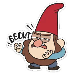 Гномы Гравити фолз :: @stickroom sticker 4