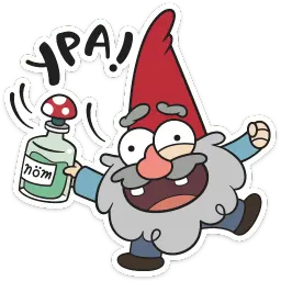 Гномы Гравити фолз :: @stickroom sticker 7