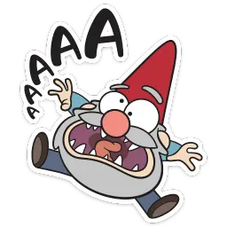 Гномы Гравити фолз :: @stickroom sticker 8