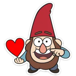 Гномы Гравити фолз :: @stickroom sticker 9