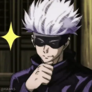 🤍 Satoru Gojo sticker 24