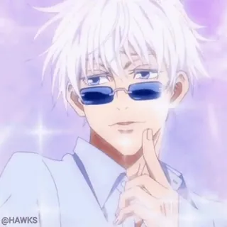 🤍 Satoru Gojo sticker 4