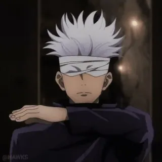 🤍 Satoru Gojo sticker 41