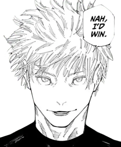🤍 Satoru Gojo sticker 88