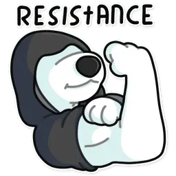 Resistance Dog Telegram sticker pack