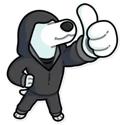 Resistance Dog sticker 2