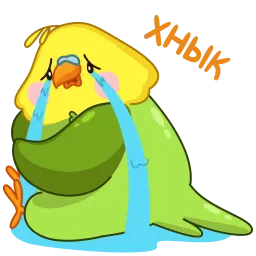 Зелёный Птенчик sticker 12