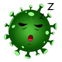 COVID-19 sticker 2