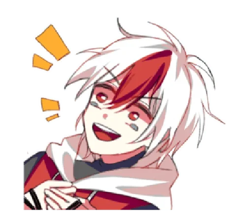 Expressive Boy sticker 2