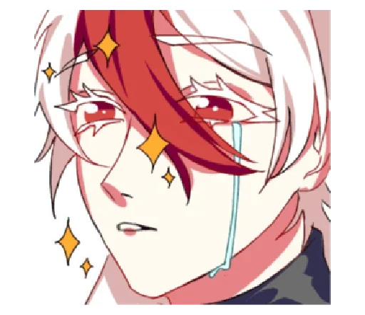 Expressive Boy sticker 11