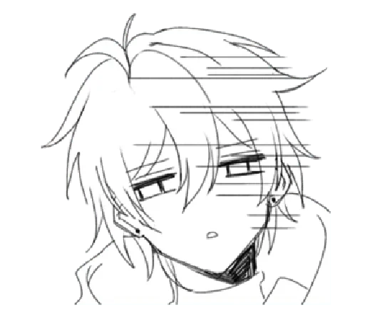 Expressive Boy sticker 5