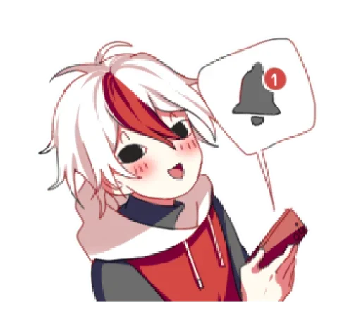 Expressive Boy sticker 6