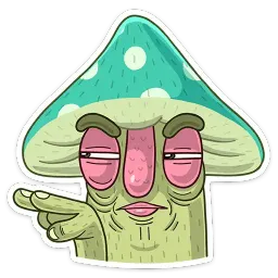 Грибсон | Mushroom sticker 11