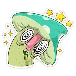 Грибсон | Mushroom sticker 12