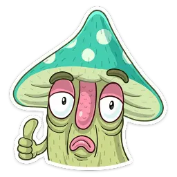Грибсон | Mushroom sticker 4