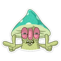 Грибсон | Mushroom sticker 6