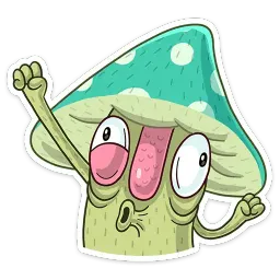 Грибсон | Mushroom sticker 7