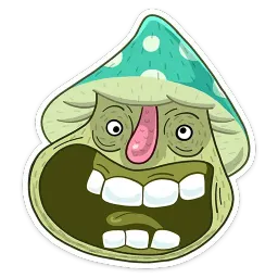 Грибсон | Mushroom sticker 8