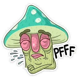 Грибсон | Mushroom sticker 9