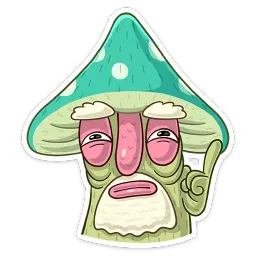 Грибсон | Mushroom sticker 10