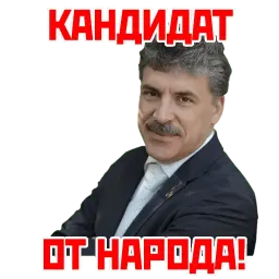 Кандидат от народа Telegram sticker pack