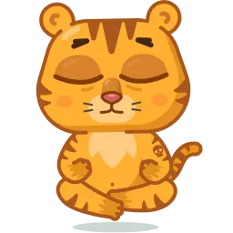 Угрюмый тигр sticker 3