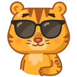 Угрюмый тигр sticker 5